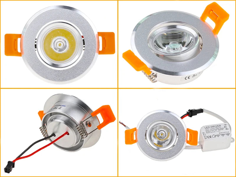 Aluminum Round LED Dimmable Ceiling Downlight