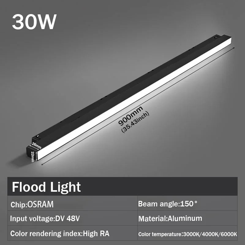 Modern Embedded Flexible Linear Fixture LED Spotlight DC48V Ceiling Indoor Light Royal Lights & Home Decor