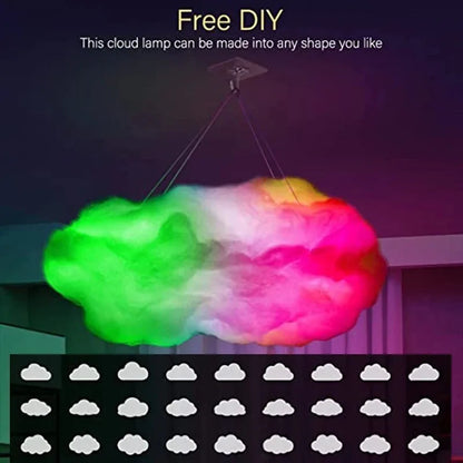 Cloud LED Lights for Ceiling 3D Thunder Clouds Light Music Sync