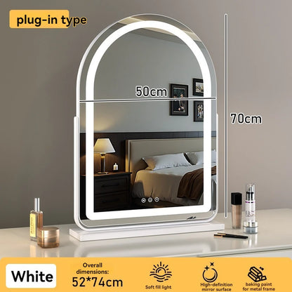Large Arch Shape LED Lighted Vanity Mirror