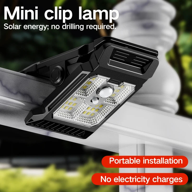 Mini Solar Clip Lamp