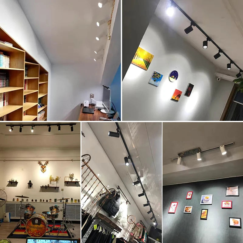 Led Track Light Fixture Rail
