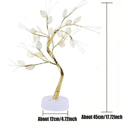 LED Rose Leaf Table Lamp USB Fairy Light Night Lights Royal Lights & Home Decor