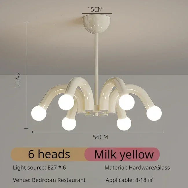 French Cream Style Led Hanging Lamp