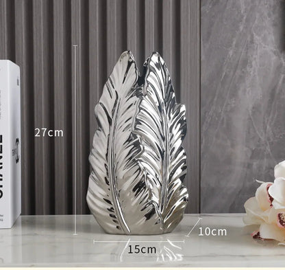 luxury gold-painted ceramic high-end vases for Decoration