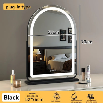 Large Arch Shape LED Lighted Vanity Mirror