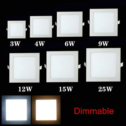 LED Downlight Dimmable Square LED Spotlight