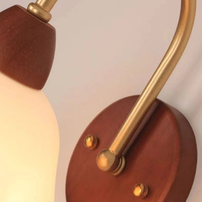 Modern Indoor Wall Light Lamp Suitable Light Fixture Wooden Vintage
