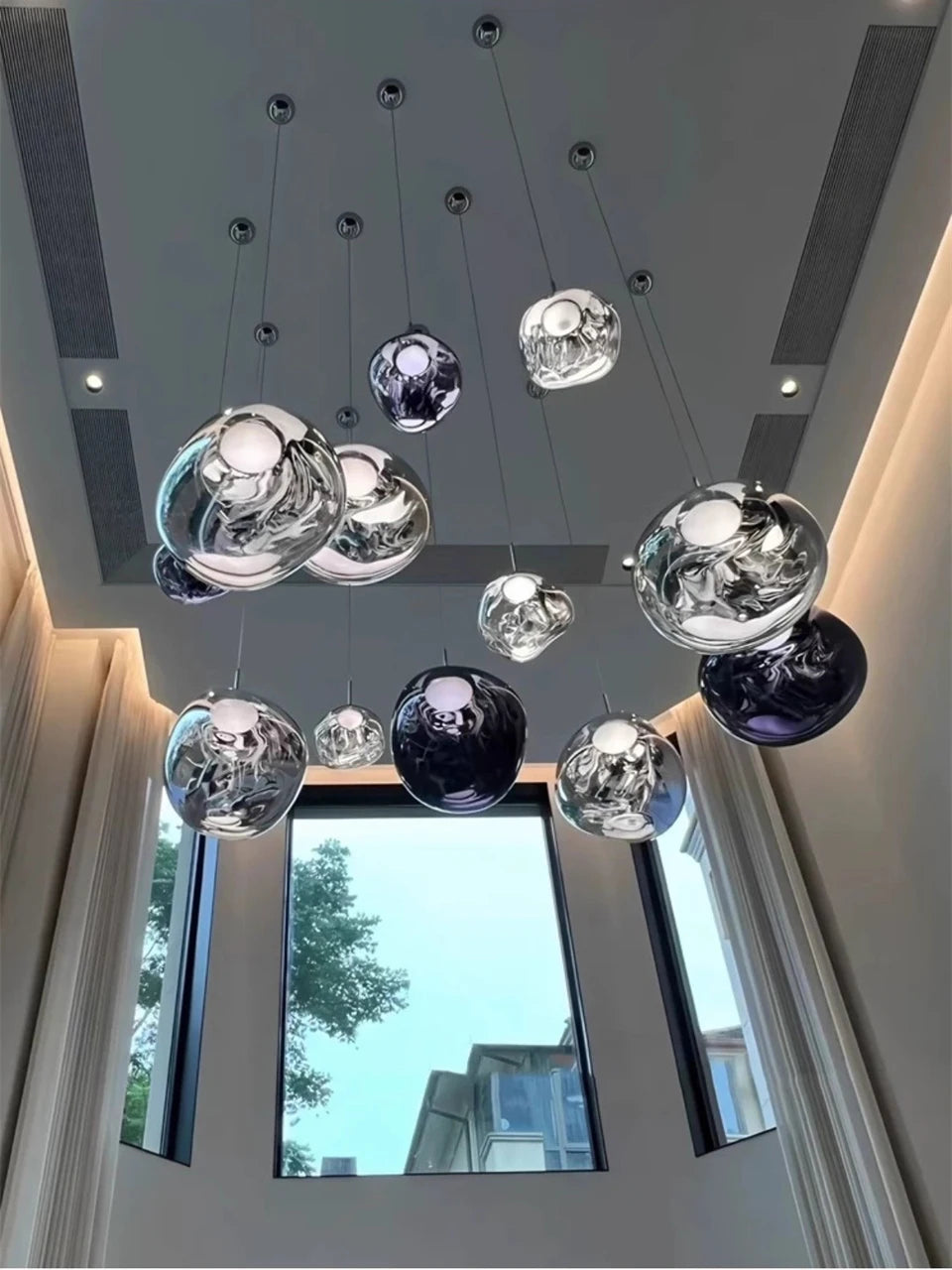 LED PVC Pendant Lights Lava Pendant Lamp