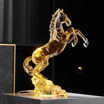 Luxury Crystal Horse Statue