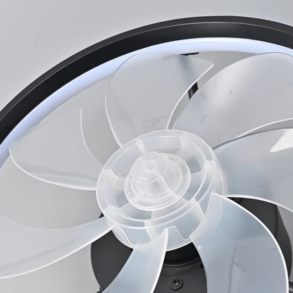 Compact 34cm Ceiling Fan with Light