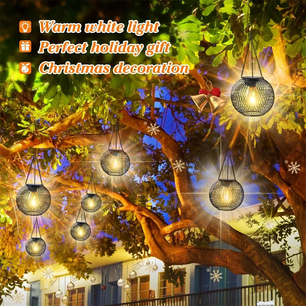 Solar Lights for Outside Decorative Outdoor Hanging Lights Waterproof Royal Lights & Home Decor