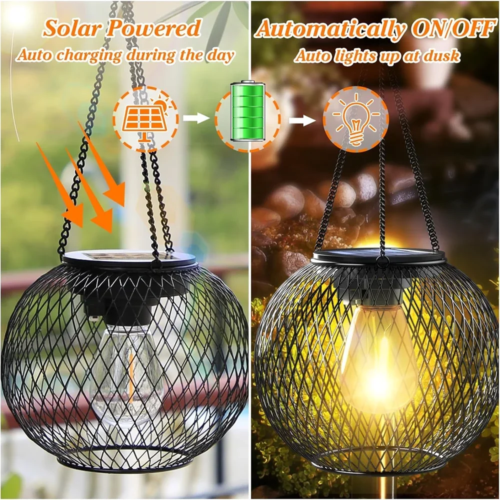 Solar Lights for Outside Decorative Outdoor Hanging Lights Waterproof Royal Lights & Home Decor