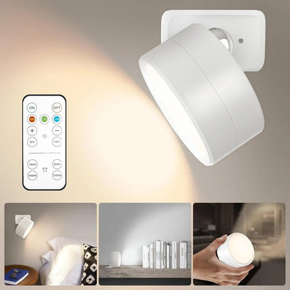 LED Wall Mounted Lights with Remote Wireless Magnetic Royal Lights & Home Decor