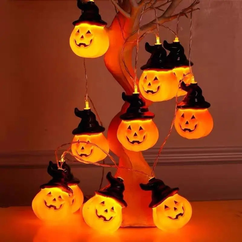 Halloween Pumpkin String Lights