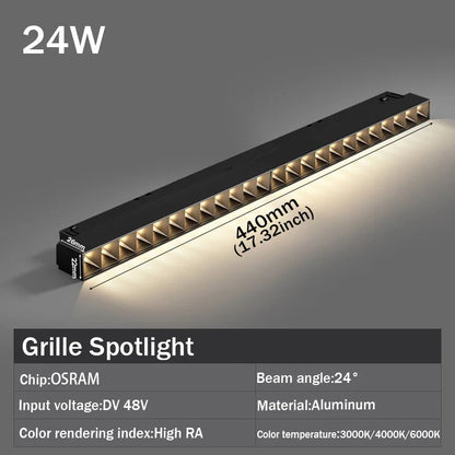 Modern Embedded Flexible Linear Fixture LED Spotlight DC48V Ceiling Indoor Light Royal Lights & Home Decor