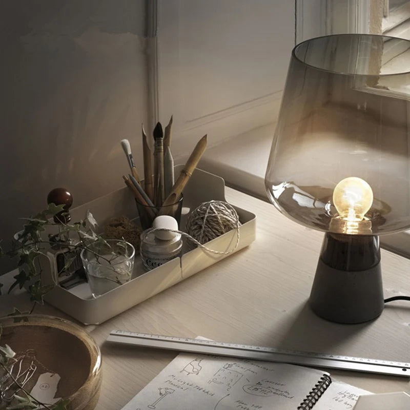 Industrial Table lamp Postmodern concrete lamp Royal Lights & Home Decor