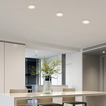 12-Piece Set of Shell-Less LED Ceiling Lights