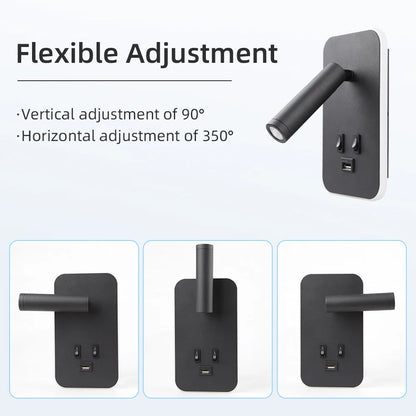 3-in-1 Reading Wall Lamp