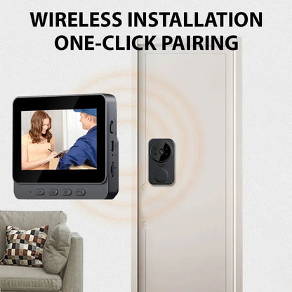 4.3'' IPS Screen 2.4G Wireless Visual Intercom Doorbell with Screen