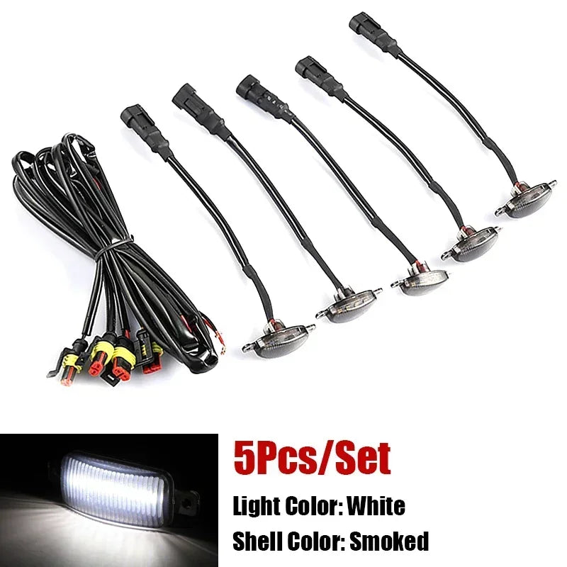 Universal LED Car Lights Front LED Grille Lights With Harness Eagle Eye Lamp