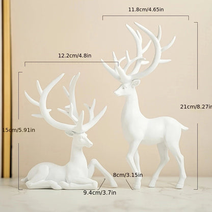 Modern Accessible Luxury Elk Ornaments Set