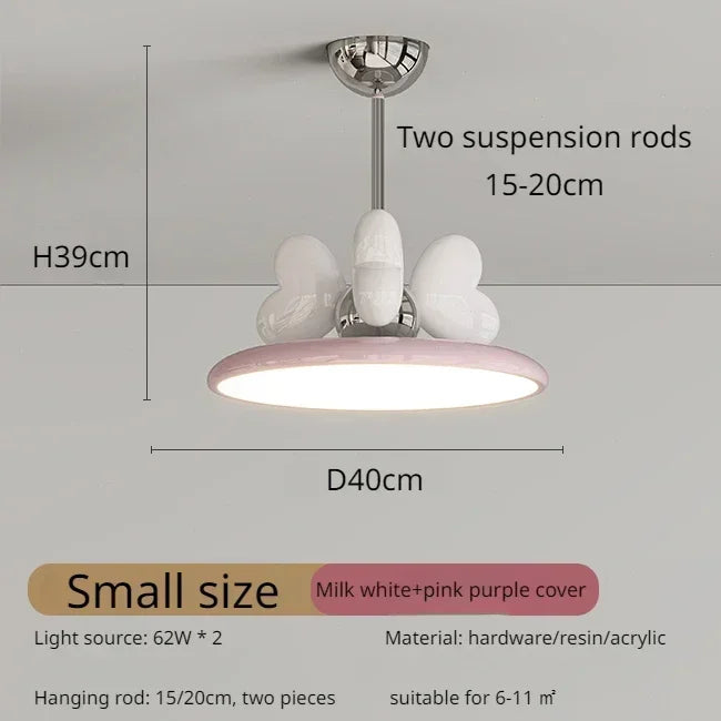 French Cream Style Led Hanging Lamp