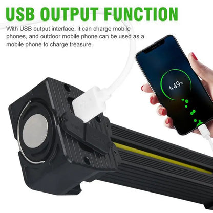 Waterproof Rechargeable Flashlight With Hook 7