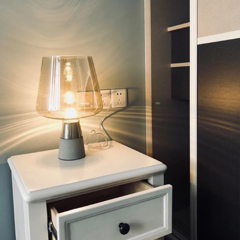 Industrial Table lamp Postmodern concrete lamp Royal Lights & Home Decor