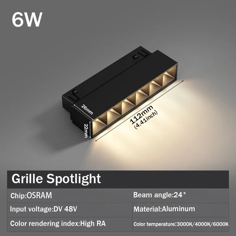 Modern Embedded Flexible Linear Fixture LED Spotlight DC48V Ceiling Indoor Light Royal Lights & Home Decor
