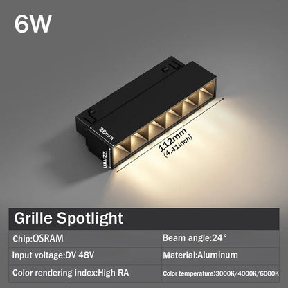 Modern Embedded Flexible Linear Fixture LED Spotlight DC48V Ceiling Indoor Light Royal Lights & Home Decor