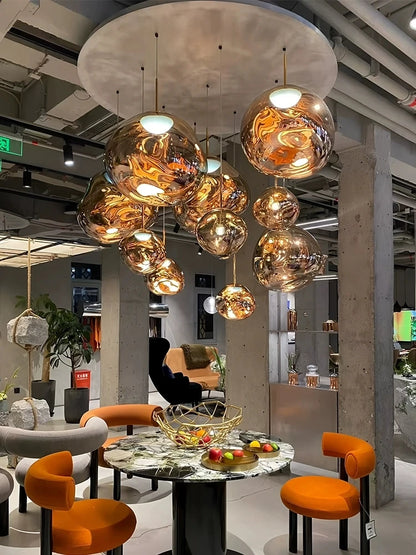 LED PVC Pendant Lights Lava Pendant Lamp