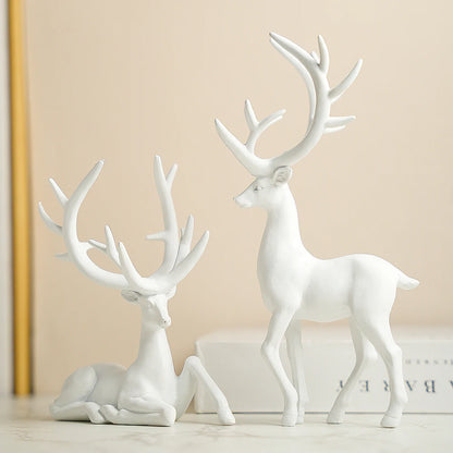 Modern Accessible Luxury Elk Ornaments Set