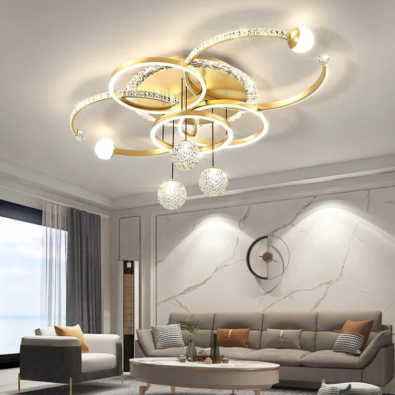 Modern Luxury LED Ceiling Chandeliers Lamps