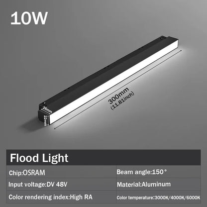 Modern Embedded Flexible Linear Fixture LED Spotlight DC48V Ceiling Indoor Light Royal Lights & Home Decor