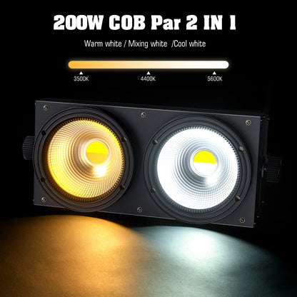 4PCS LED 2IN1 COB LIGHTS