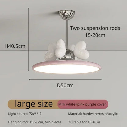 French Cream Style Led Hanging Lamp
