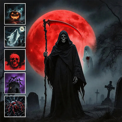 Ghost Skull Night Light Switchable Pattern LED Projector Lamp