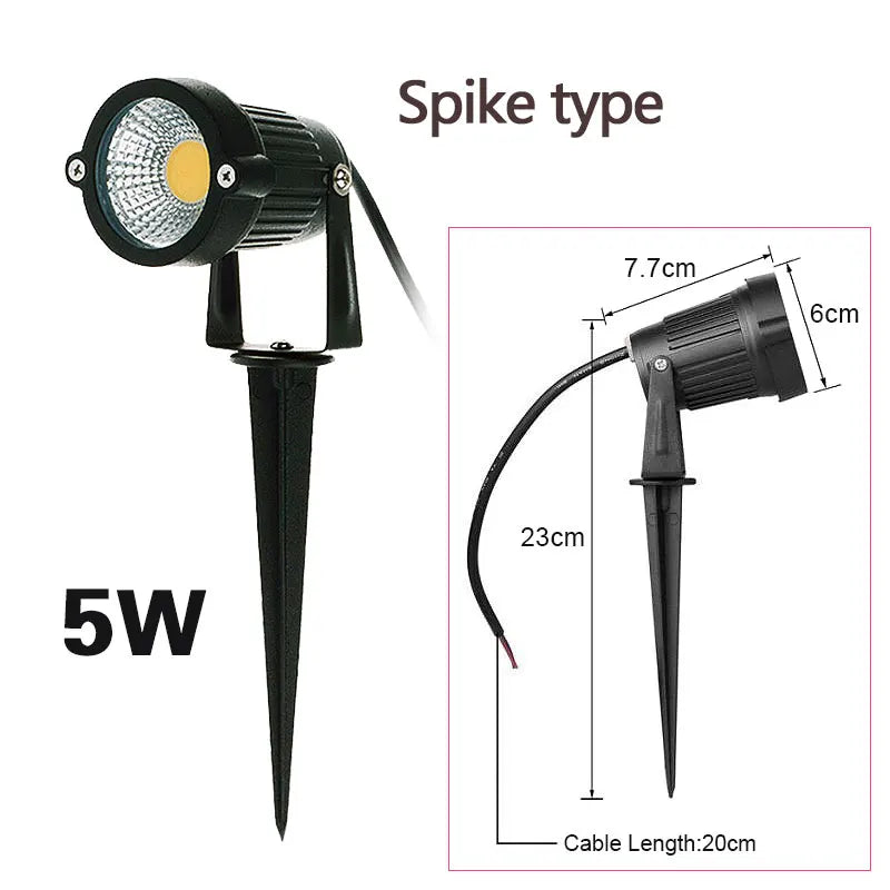 Outdoor Spike Lawn Lamp Waterproof Lighting Garden Path Spotlights Royal Lights & Home Decor