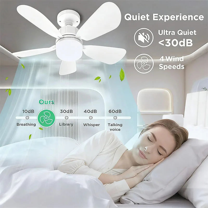Lamp Head Five Leaf Fan Light