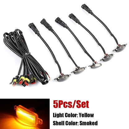 Universal LED Car Lights Front LED Grille Lights With Harness Eagle Eye Lamp