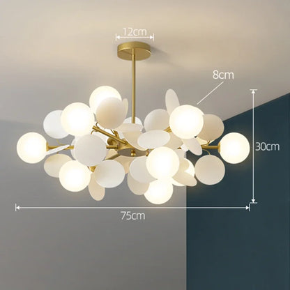 Modern Led Chandeliers Colourful Branch Lustre Luxury Ceiling Light