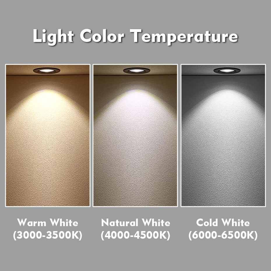 Aluminum Round LED Dimmable Ceiling Downlight
