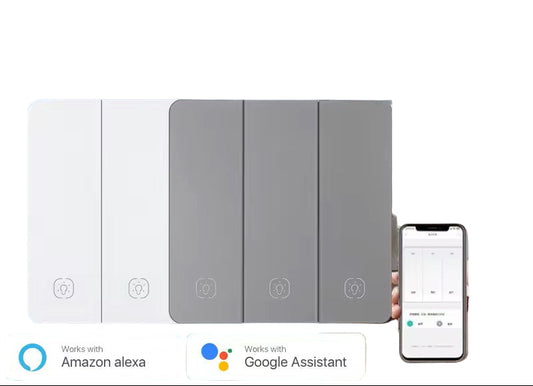 Smart WiFi Smart Light Switches glass panel 