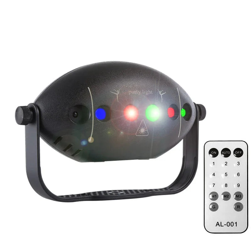 Stage Party Laser Projector DJ Disco Light Rechargeable Rgb Color