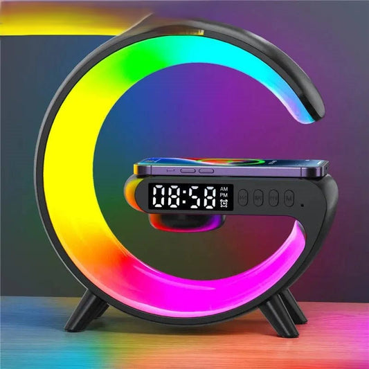 Wireless Charger Pad &  Night Light Lamp Alarm Clock