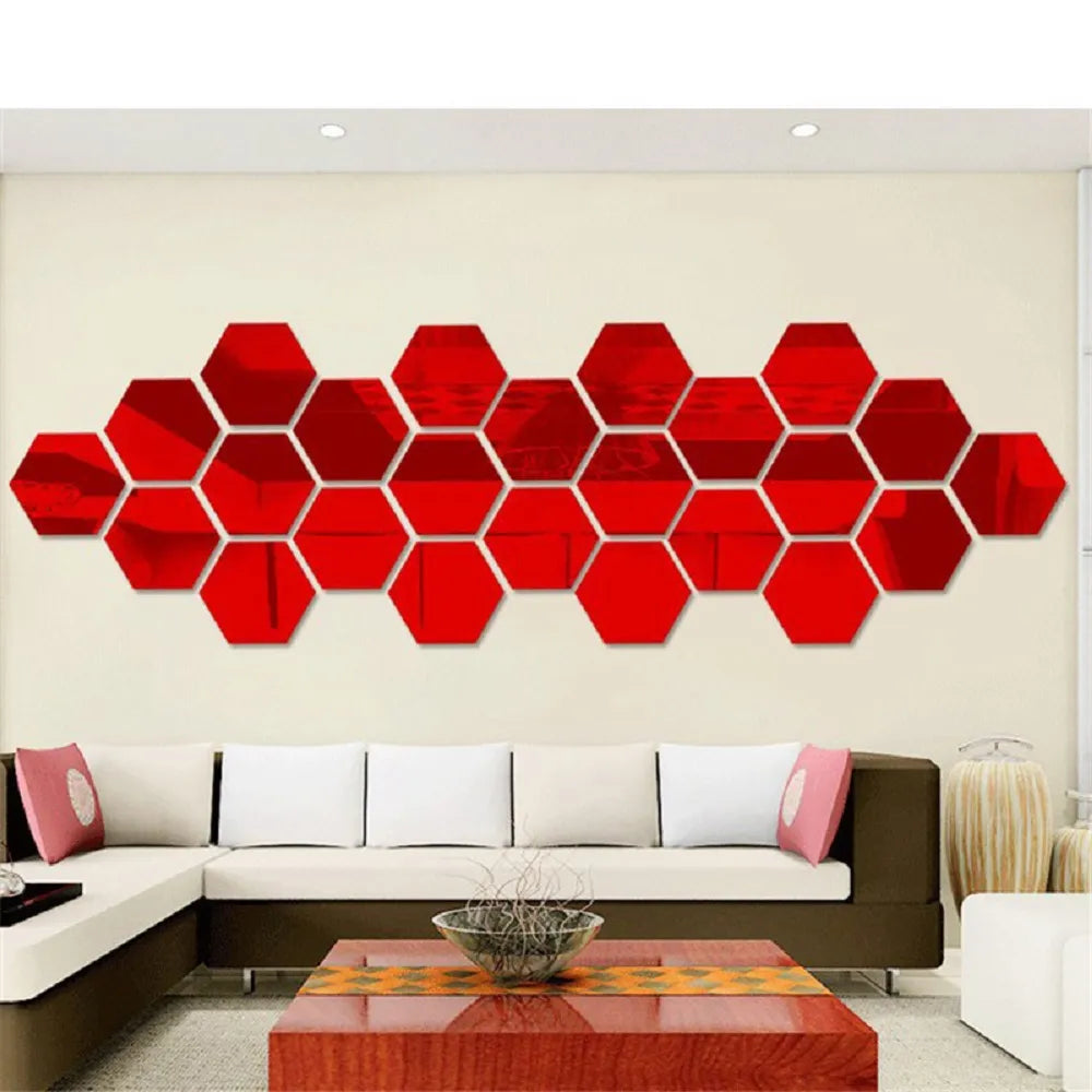 3D Mirror Wall Sticker - Royal Lights & Home Decor