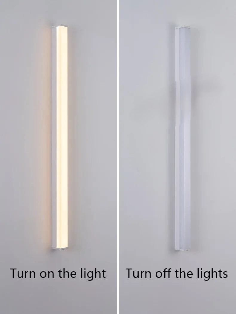 Modern Waterproof Outdoor Long Strip LED Wall Light